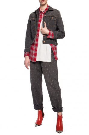Linen t-shirt with a slit, zdjęcie 2 Linen t-shirt with a slit od Isabel Marant Etoile